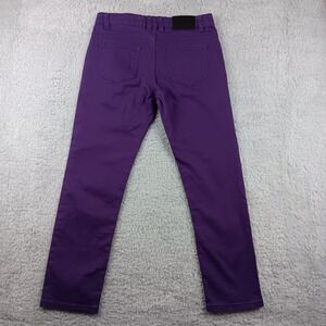 Victorious Premium Jeans Mens 34x30 Purple Straight Leg Stretch Denim Pants